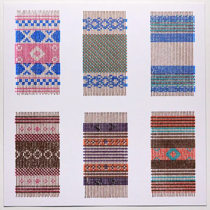 Genuary 15: design a rug. 
